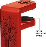 ENHANCE PC Gaming Headset Hook Holder Hanger Mount Red 360 Rotating Arm Under view 9