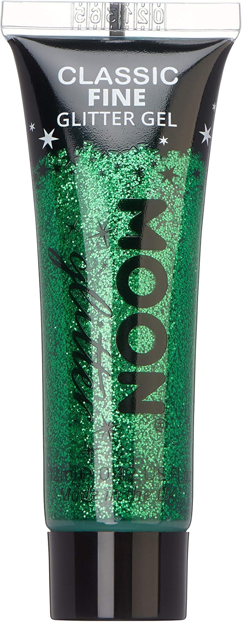 Moon Glitter Green Fine Face Body Glitter Gel 12ml Cosmetic Festival Face Paint