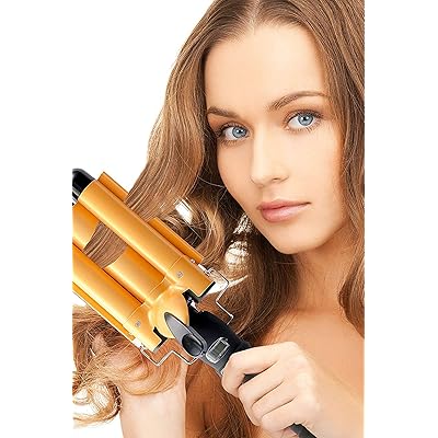 Yellow Deep Waves Hair Waver Jumbo Barrel UK Ubuy