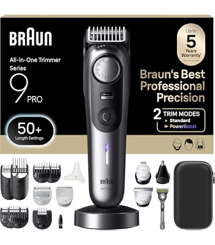 Amazon.com: Braun All-in-One Series 9 PRO Men's Electric Beard