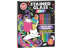 Stained Glass Art: Dazzling Designs (Klutz Activity Book)