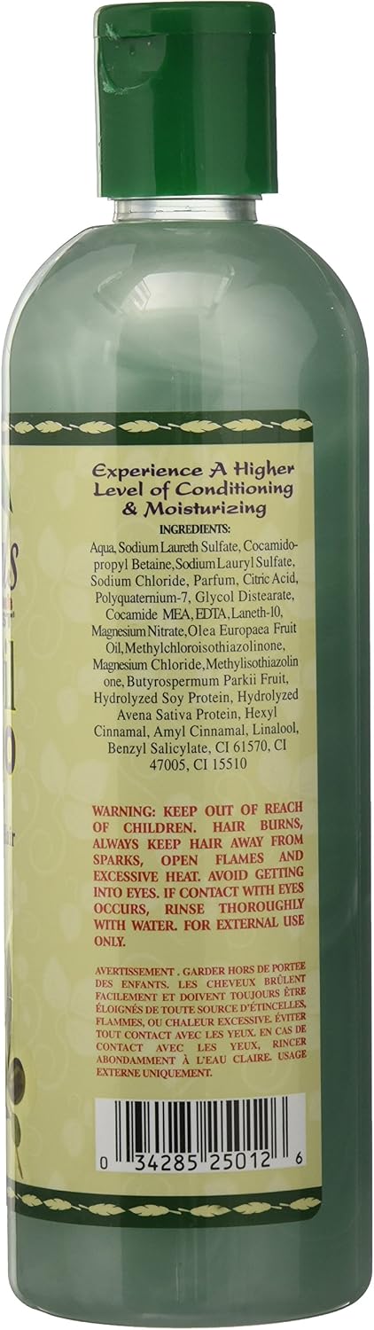 ORGANICS BY AFRICA'S BEST Ab Org Olive Oil Shampoo 12 Oz 360 ml, 0 ml (Pack of 3600000) - Image 3