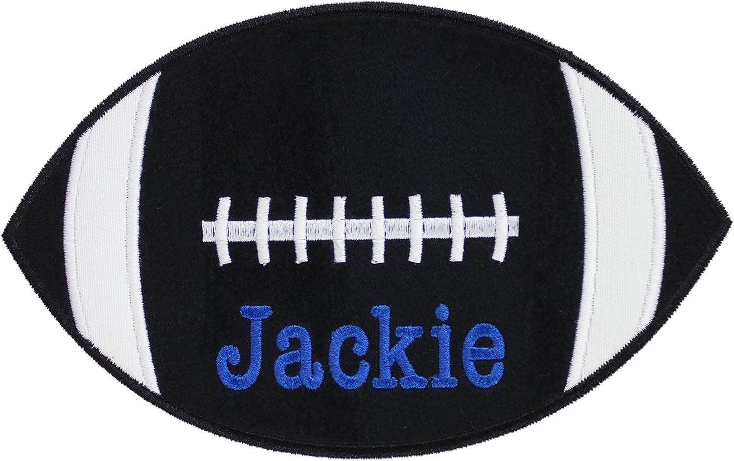 Mixed Media - Personalized Football Patch your choice of sew on or iron on patch