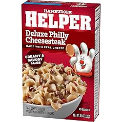 Hamburger Helper Deluxe Philly Cheesesteak, 4.8