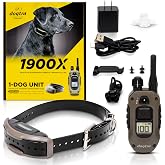 Dogtra 1900X E-Collar for Dog Training - 3/4 Mile Range, for Dogs 35 lbs+, IPX9K Waterproof, 100 Stimulation Levels, Vibration, Tone, Rechargeable - Ideal for Dog Owners and Professional Trainers