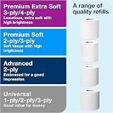 Tork T4 Black Toilet Paper Dispenser Wall Mounted Elevation view 5