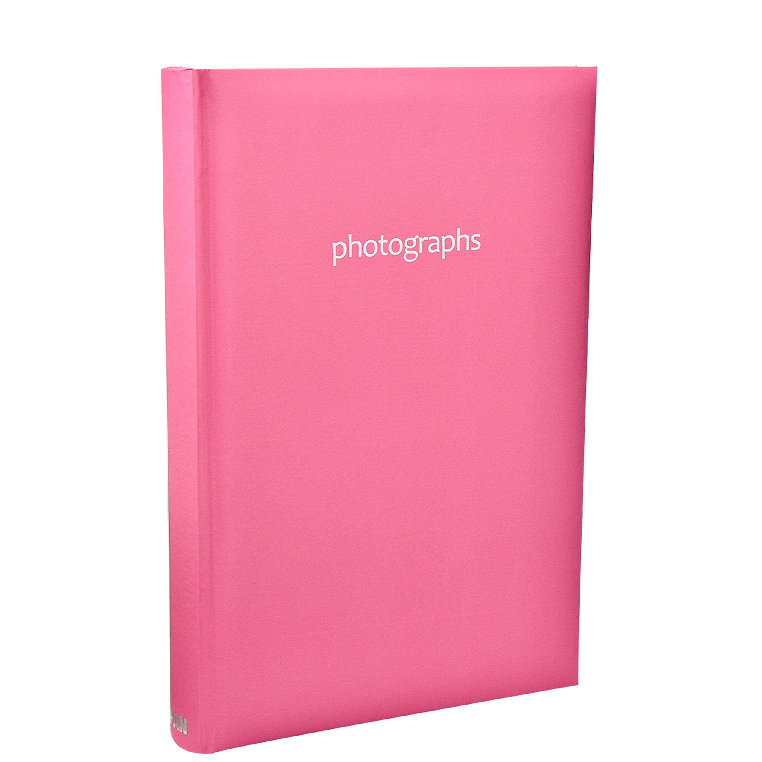 ARPAN Memo Slip In Photo Album – 300 Photo Album with Writing Space, CD/DVD Page & Index – Large 6x4 Photo for Memories, Holds 300 Photos – Perfect Photo Albums 6x4 300 Photos Slip In (Pink)