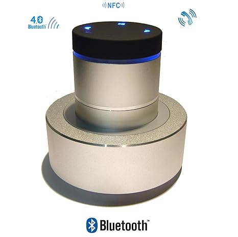 Vibrierende Lautsprecher Bluetooth NFC kabellos, wiederaufladbar 26 W Adin S8 Silber vbn-s8ar