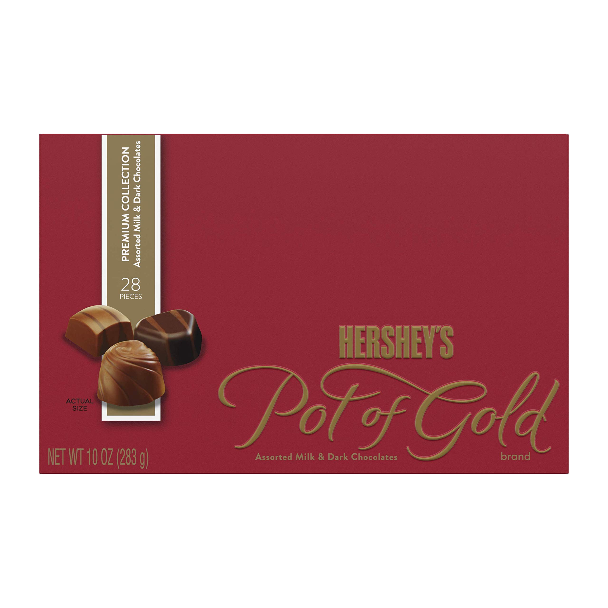HERSHEY'S POT OF GOLD Assorted Milk And Dark Chocolate Premium