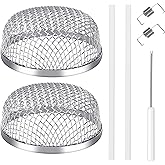 TONDA RV Furnace Vent Screen, Bug Screens Heater Vent Cover for Camper, 2 Pack | Installation Tool Included, Silicone Rubber,