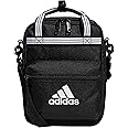 adidas Squad Insulated Lunch Bag for Men and Women, Black/White, One Size