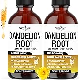 NEW AGE Dandelion Root Extract Drops - Liver Cleanse Detox Support - Dandelion Tincture for Liver Support - Vegan, Sugar & Alcohol-Free Liquid Supplement - 4 fl oz