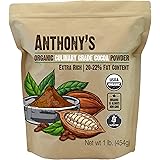 Anthony's Organic Culinary Grade Cocoa Powder, 1 lb, Dutch Processed Baking Cocoa, Gluten Free, Non GMO, Keto Friendly