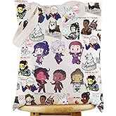 WZMPA BG3 Game Tote Bag Video Gamer Gift Astarion Fans Reusable Grocery Bag BG3 Gale Lover Merchandise