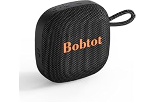 Bobtot Portable Bluetooth Speaker Wireless - IPX7 Waterproof Mini Shower Speakers with 16H Playtime, Loud Stereo Sound, Rich 