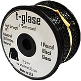 Filabot TCBL1 Taulman Clear t-glase Filament, 1.75 mm, Black
