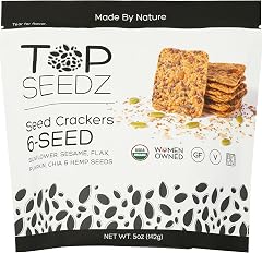 Top Seedz Organic 6 Seed Crackers, 5 OZ