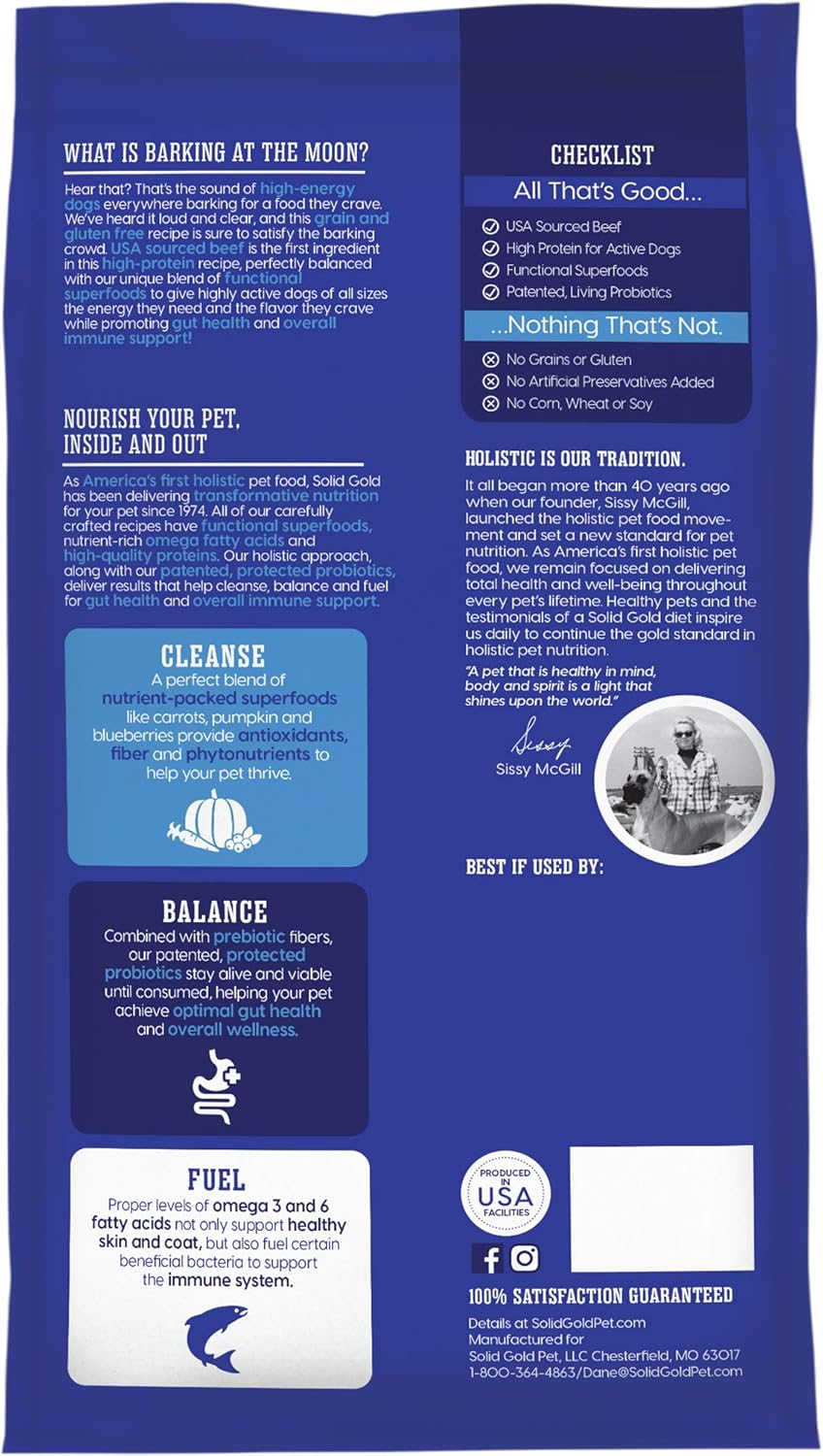 solid gold barking at the moon