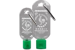 Sriracha2Go Sriracha Mini Keychain Combo Pack - 1.69oz Original and 1oz Mini-S2G (Shipped Empty)