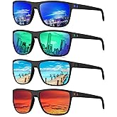 KALIYADI Mens Sun-Glasses Polarized Sunglasses-Men: Classic Sunglasses with Ultraviolet Protection for Driving Fishing Golf