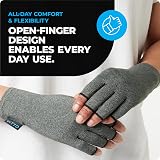 VITTO Anti-Arthritis Gloves Compression Gloves Large Grey view 4