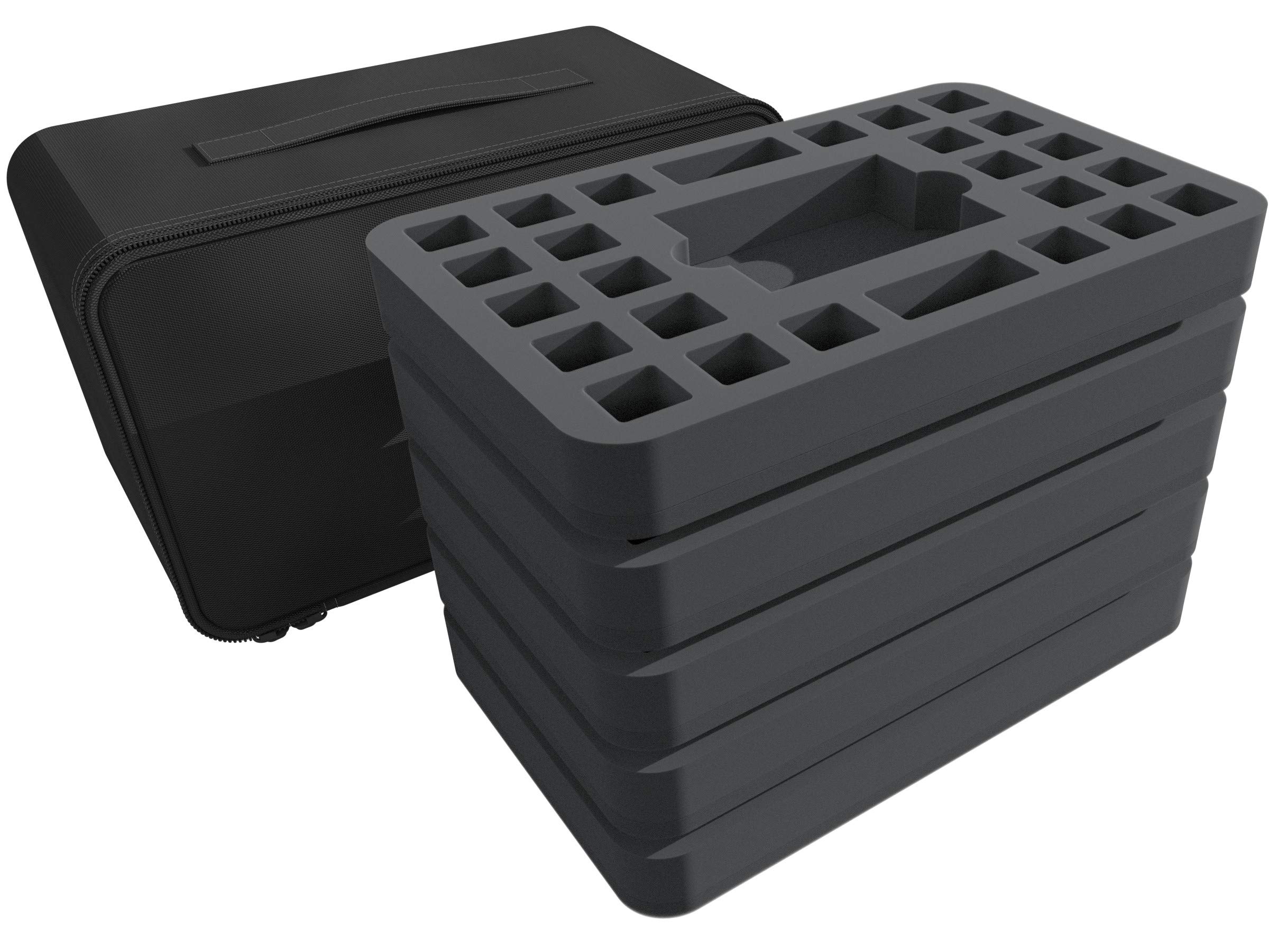 Feldherr MINI PLUS Case compatible with Star Wars Destiny - 5 Decks and 120 Dice