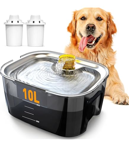 Lesotc Dog Water Fountain Filters - 4 Pack Replacement Cartridges With Activated Carbon