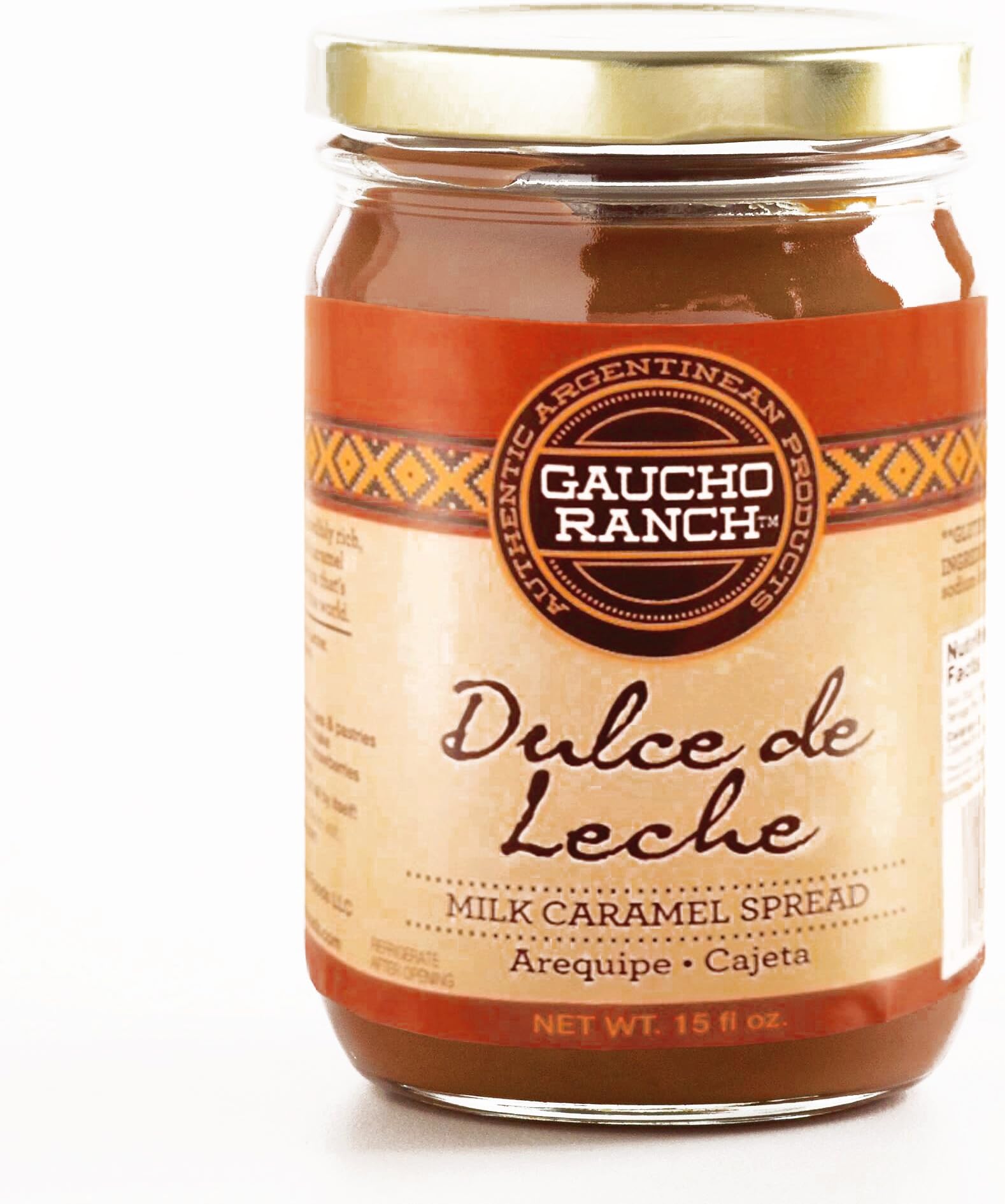 Gaucho Ranch Dulce de Leche 15 oz each (4 Items Per Order, not per case)