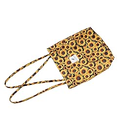 TOPASION Cute Corduroy Tote Bag Canvas Shoulder