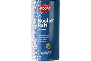 Haddar Kosher Salt 1 Pack (16oz) Rich Tasting Extra Coarse Sea Salt | Made in Italy | Good for Salt Grinders