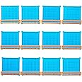 Really Good Stuff Slide and Learn Multiplication Grids, 5?” by 5½” (Set of 12) – Thin Plastic Multiplication Grid with Viewer Window – Help with Multiplication Problems and Practice Tracking at School