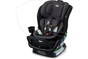 Britax Poplar S Convertible Car Seat, 2-in-1 Car Seat with Slim 17-Inch Design, ClickTight Technology, Stone Onyx