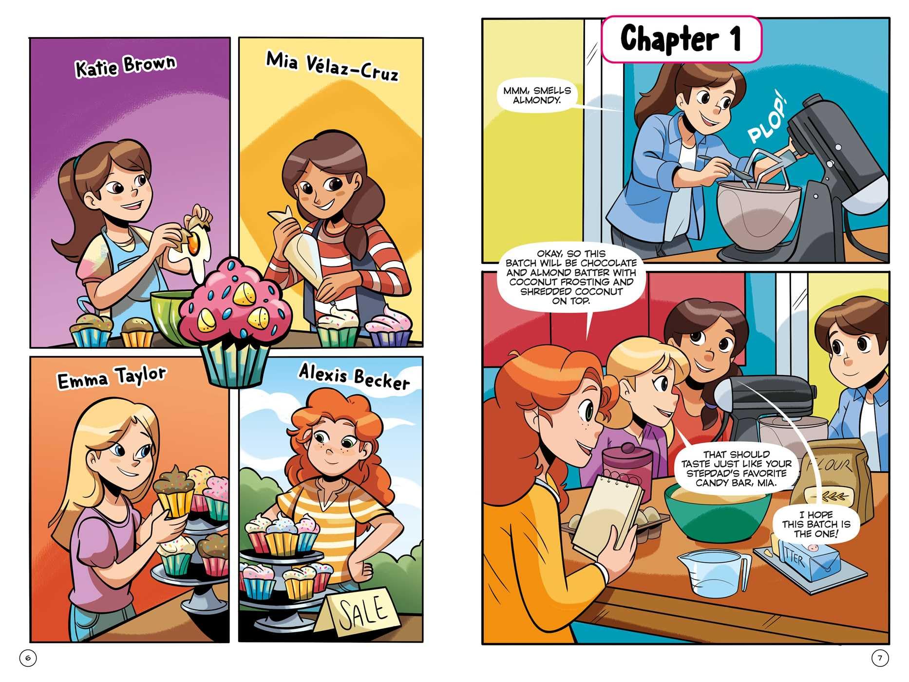 Katie, Batter Up! The Graphic Novel (Cupcake Diaries: The Graphic Novel) Katie, Batter Up! The Graphic Novel (Cupcake Diaries: The Graphic Novel) Paperback Kindle Hardcover