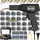 Wrdlosy Plastic Welder Kit, 1200PCS Staples, Hot Stapler for Bumper Repair | Rust-Resistant Stainless Steel Staples, Built-in LED, Ergonomic Grip, for PP ABS PLA, 110V Safe Design