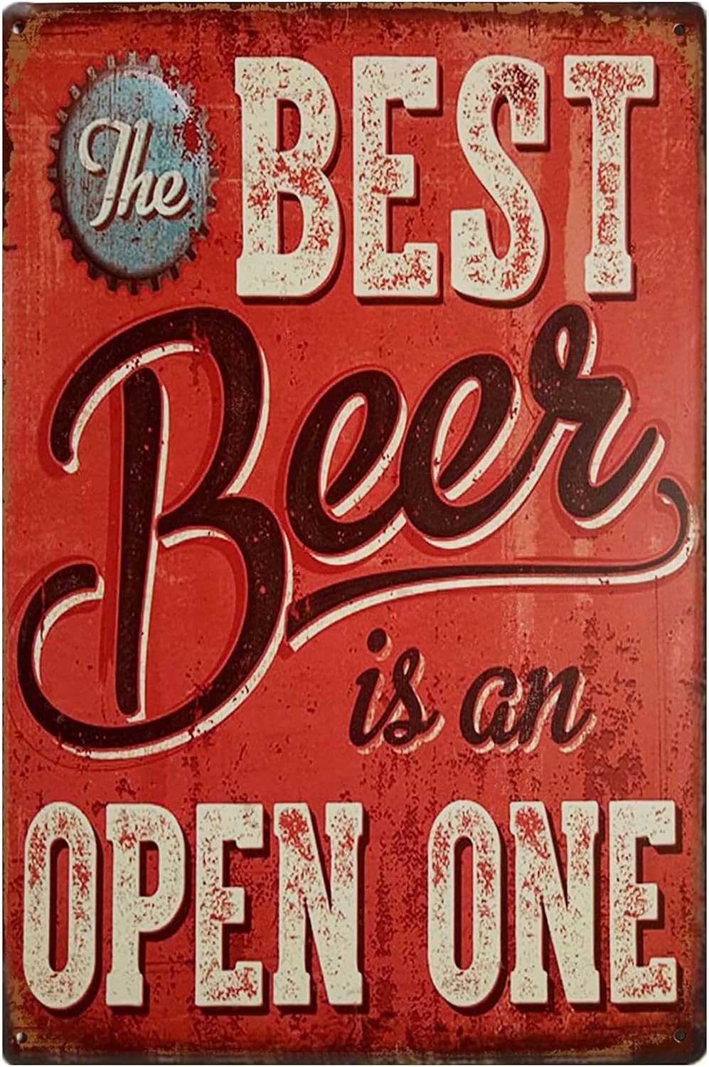 Yard Signs - Bar Metal Signs Vintage Beer Tin Yard Sign Decortative Sign for Man Cave Home Wall Decor 8 * 12 Inches