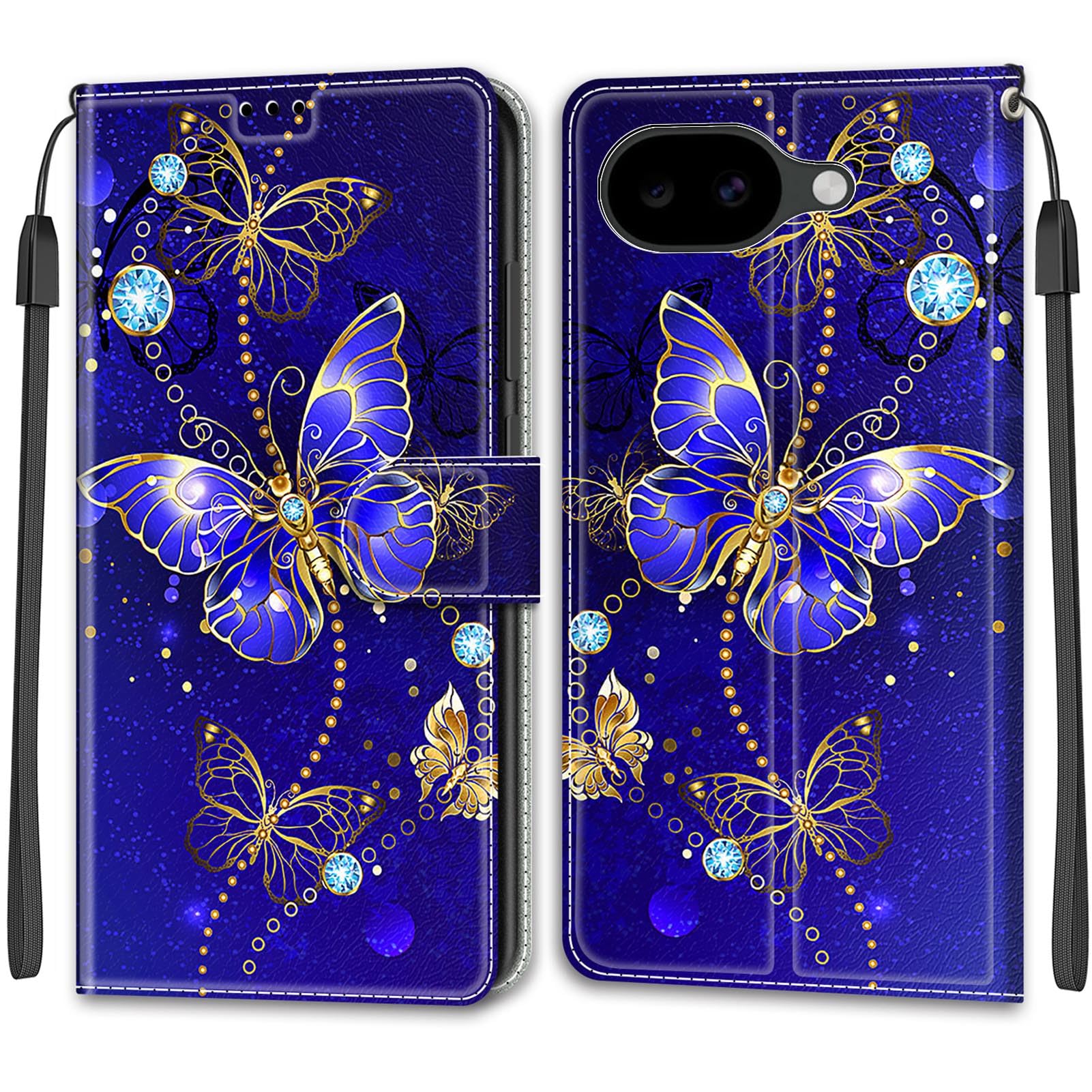 Handyhülle für Google Pixel 10a, Blauer Schmetterling 3