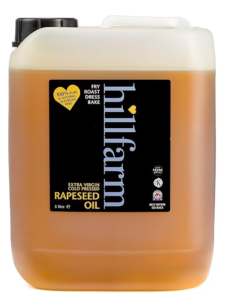 Hillfarm Oils - Rapsöl, nativ/kaltgepresst, 5 Liter
