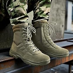 NORTIV 8 Men's Military Tactical Work Boots Side