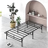 ZINUS SmartBase Compack Mattress Foundation / 14 Inch Metal Bed Frame / No Box Spring Needed / Sturdy Steel Slat Support, Nar