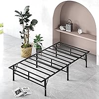 ZINUS SmartBase Compack Mattress Foundation / 14 Inch Metal Bed Frame / No Box Spring Needed / Sturdy Steel Slat Support, Twi
