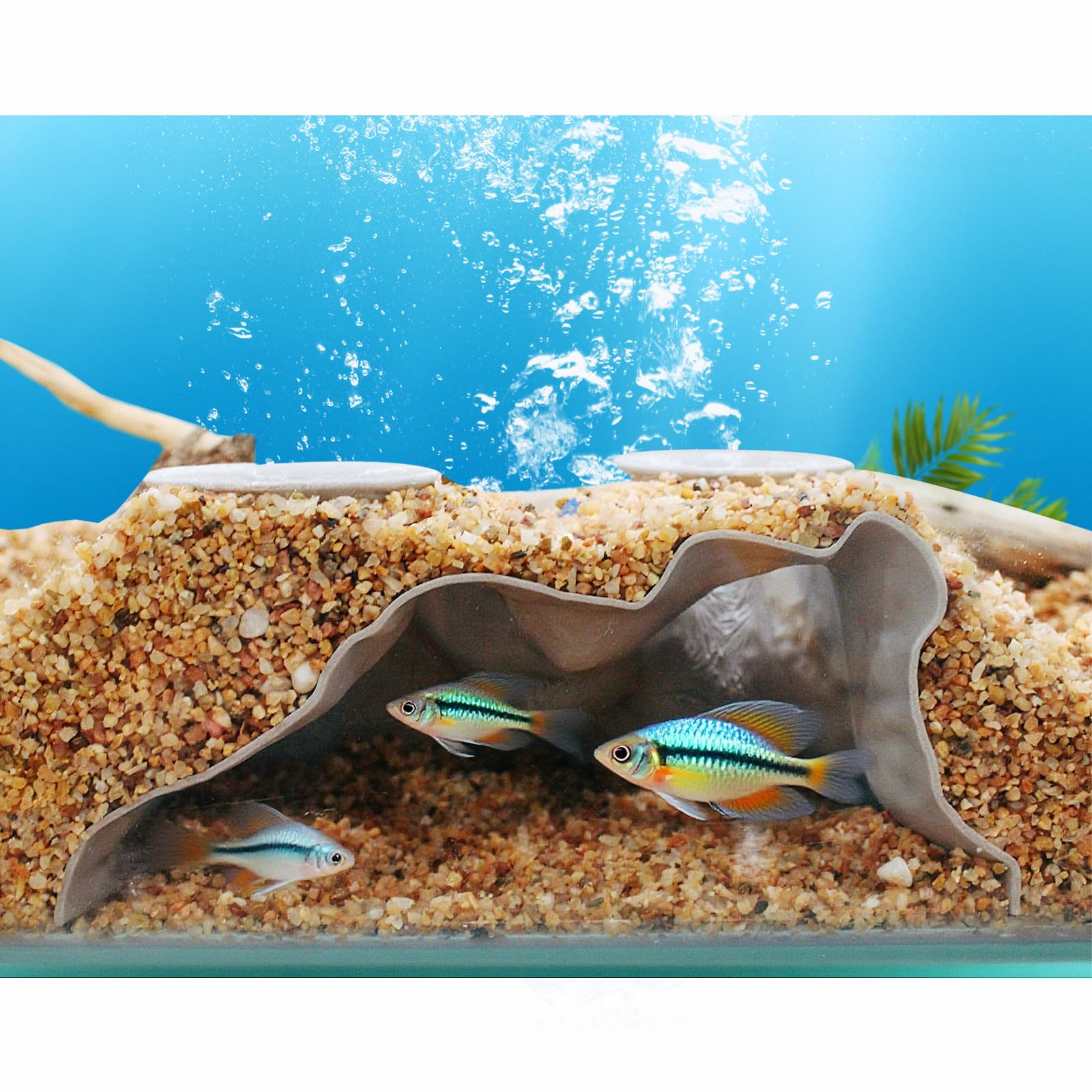 Pleco Cave, Two Hole Aquarium Cave & Shrimp Hideout, 3D Printed Fish ...