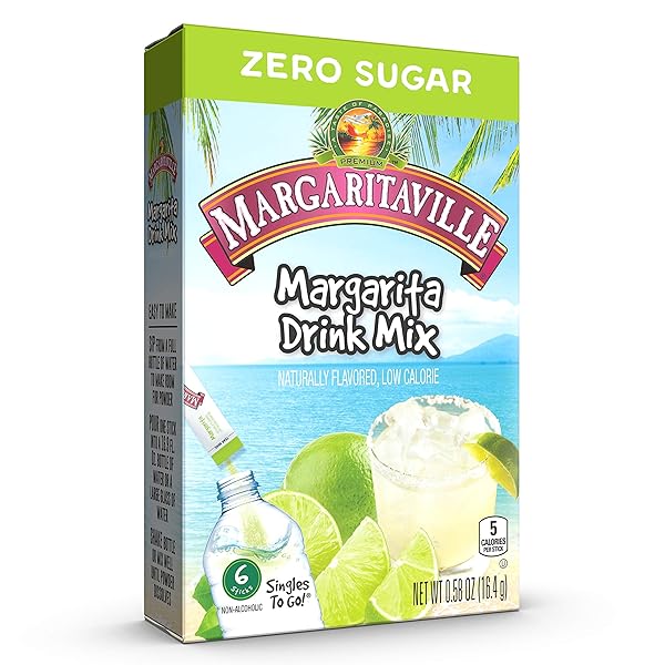 MARGARITAVILLE, SINGLES TO GO WATER DRINK MIX FLAVORED...
