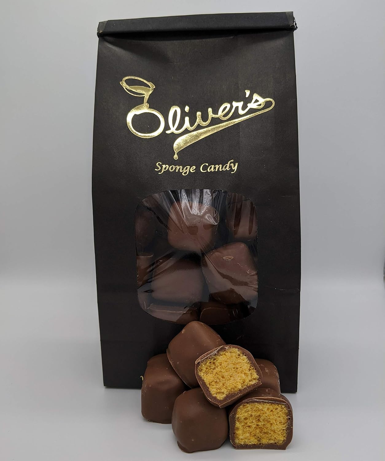Oliver's Sponge Candy Orange, 1 lb. Grocery & Gourmet Food