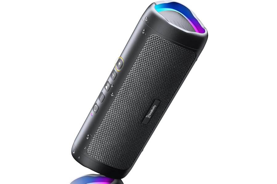 Bluetooth Speaker, 20W HD Sound, Portable Wireless, IPX5 Waterproof, Up to 24H Playtime, TWS Pairing, for Home/Party/Outdoor/