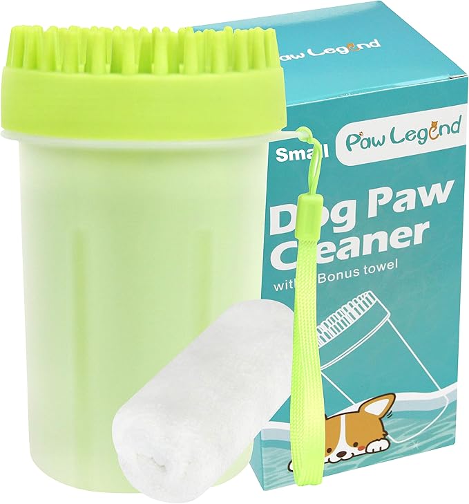 Upgrade 2 in 1 Dog Paw Cleaner & Pet Grooming Brush