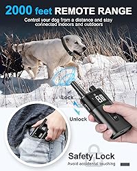 No Shock Dog Training Collar with Remote, Dog