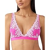 Wacoal Womens Embrace Lace Lightly Lined Wire Free Mid Coverage Bralette, 852191