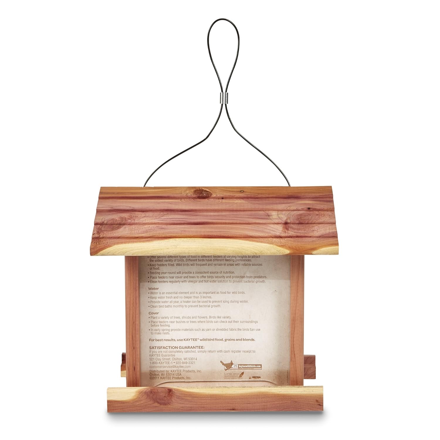 Kaytee Cedar Songbird Feeder Amazon In Garden Outdoors