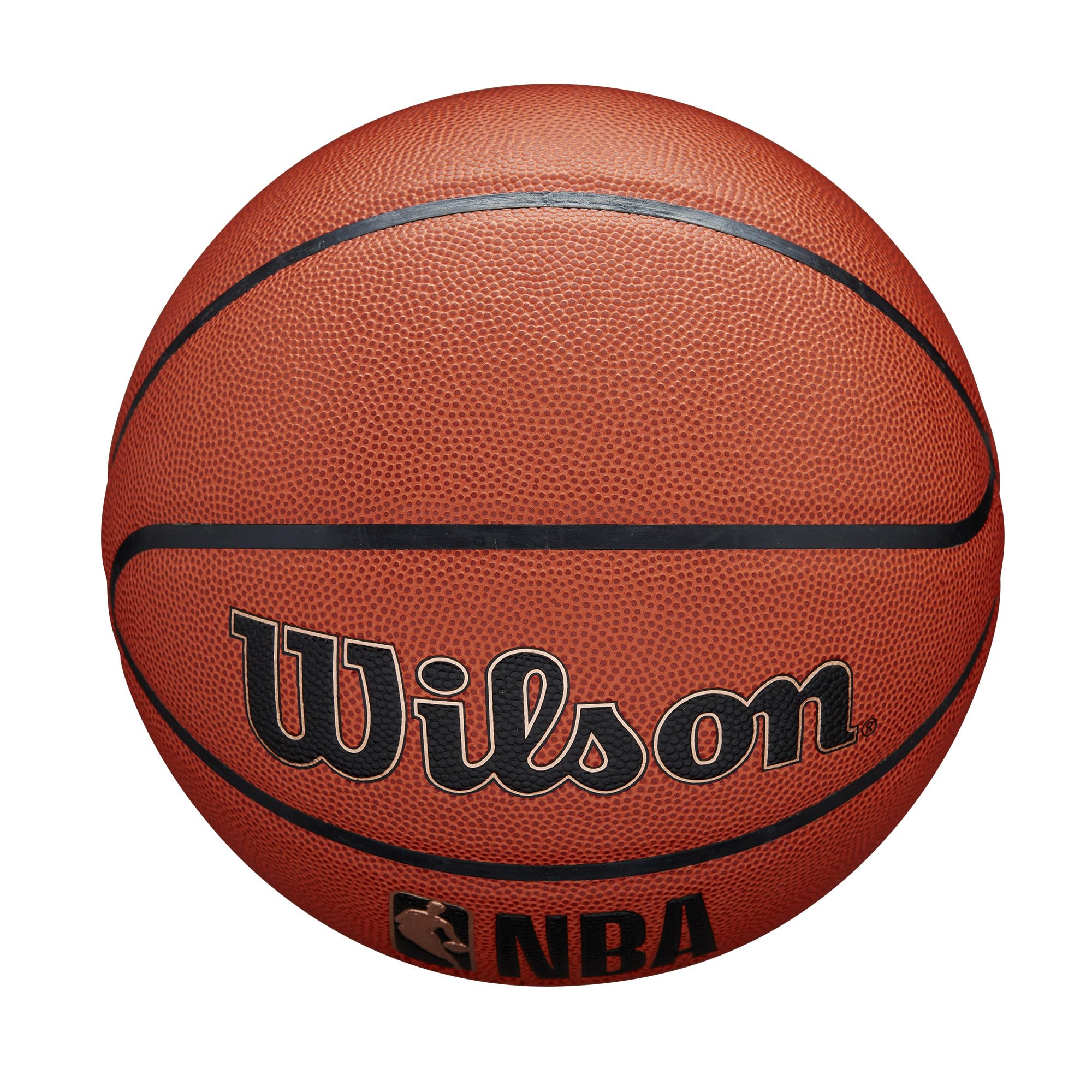 Wilson NBA Forge Indoor/Outdoor Basketball - Brown, Size 6-28.5