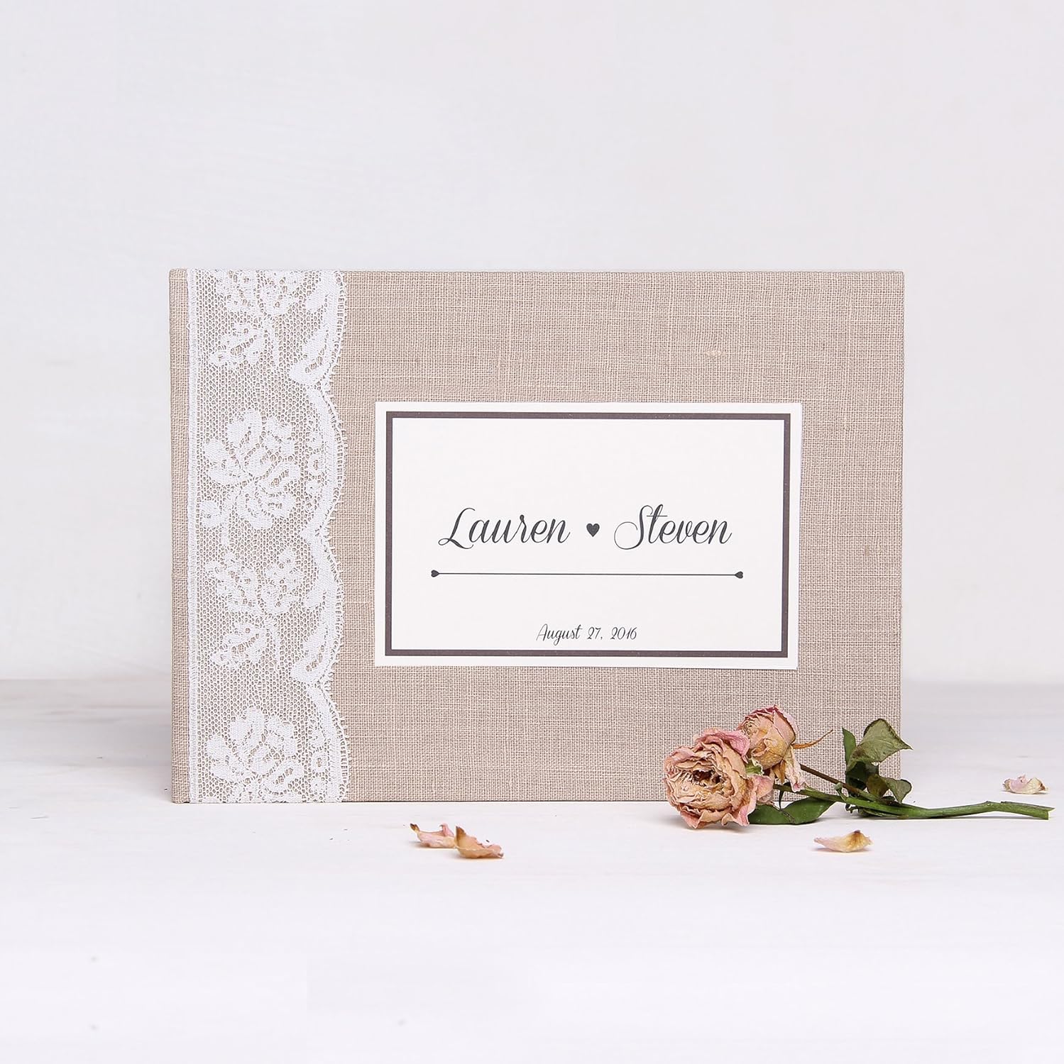 Rustic Wedding Guest book Album, Wedding Sign In Book Instax Photo